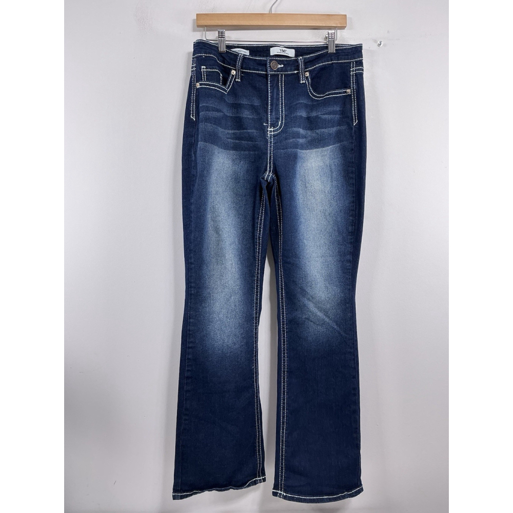 Womans Junior Excellent Condition YMI Premium Stitch Blue Jeans 13/31 0091/Z-2
